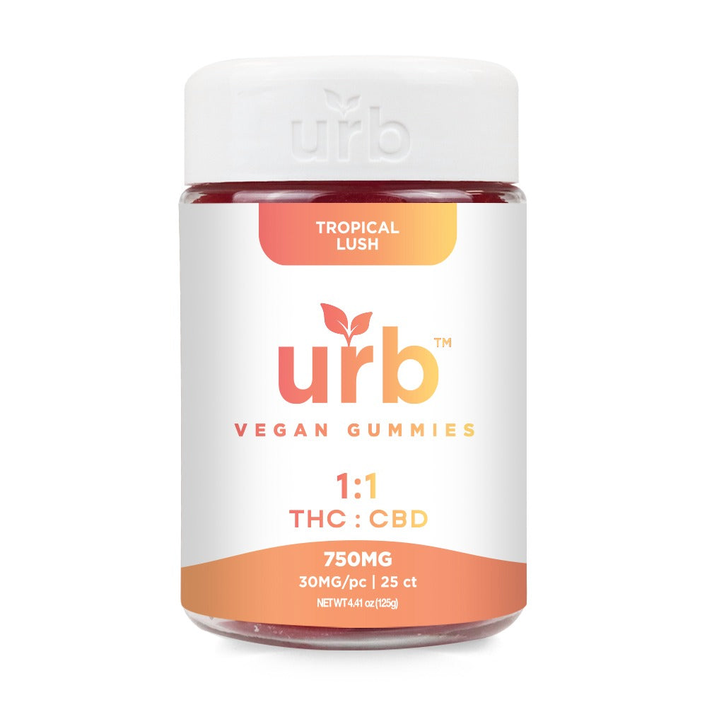 Urb 1:1 THC CBD Gummies 750MG