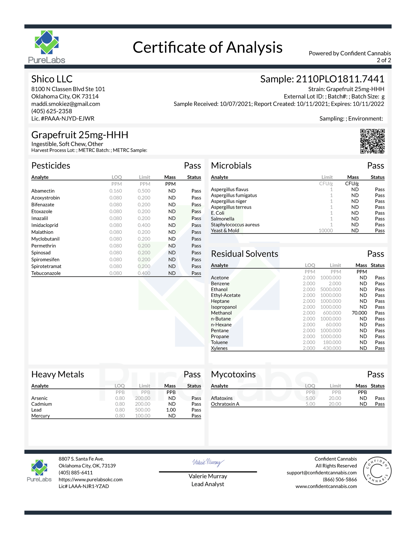 HHH 1000mg CBD Isolate Gummy