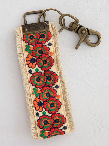 Embroidered Key Fob