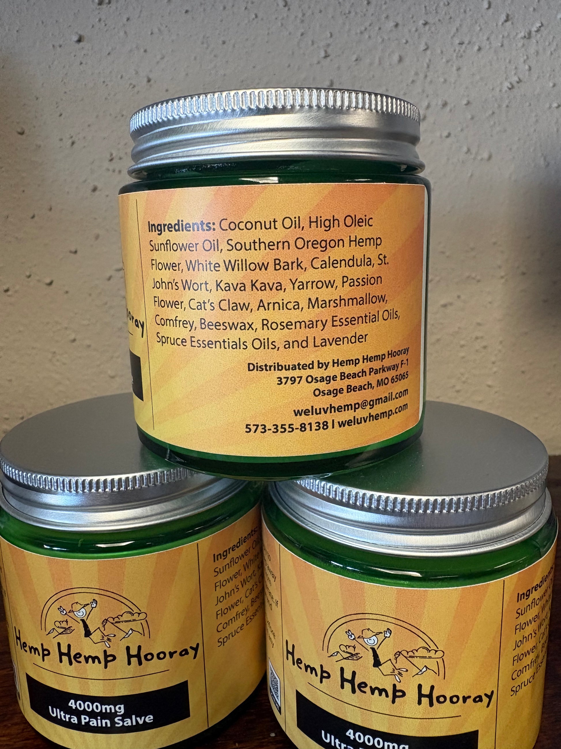Hemp Hemp Hooray Full Spectrum 4000 mg Ultra Pain Salve