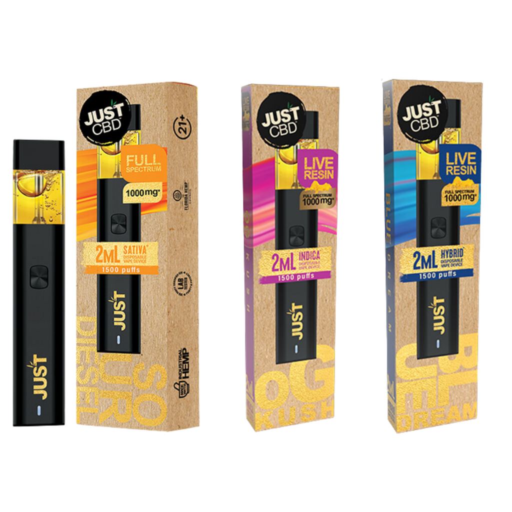 2ML Just CBD Live Resin CBD Disposable Vapes