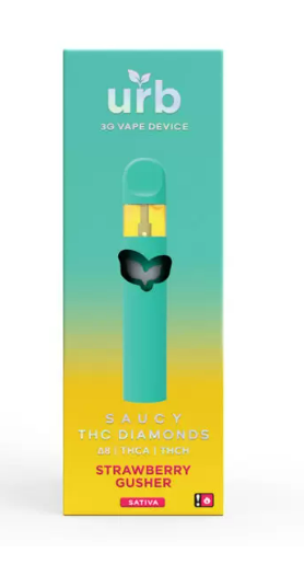 Urb Saucy THC Diamonds 3gram Disposables