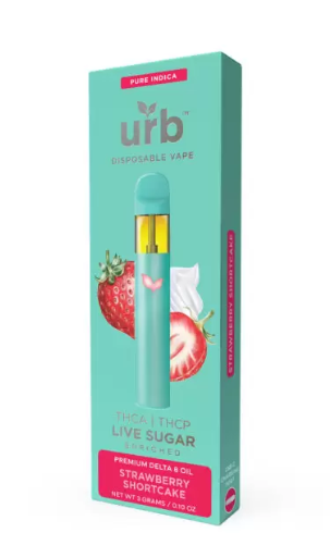 URB THCA Live Sugar 3g Disposable