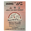 HHH 250MG Delta 9 Compliant 1:1 D9/CBD Gummies 12.5 mg each gummy