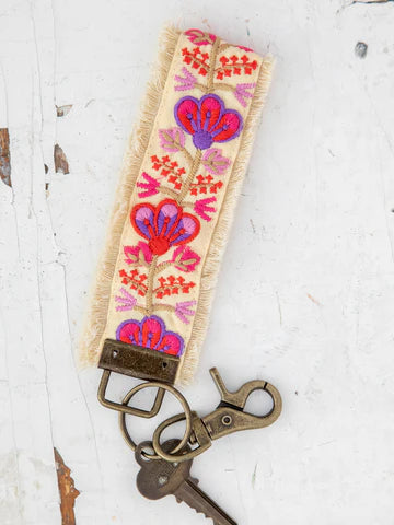 Embroidered Key Fob