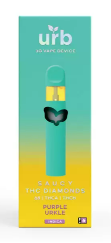 Urb Saucy THC Diamonds 3gram Disposables
