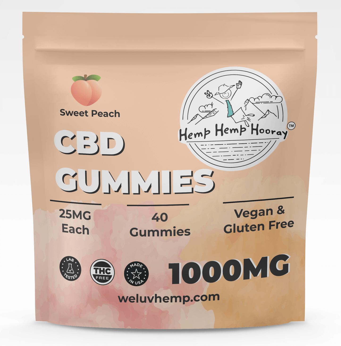 HHH 1000mg CBD Isolate Gummy