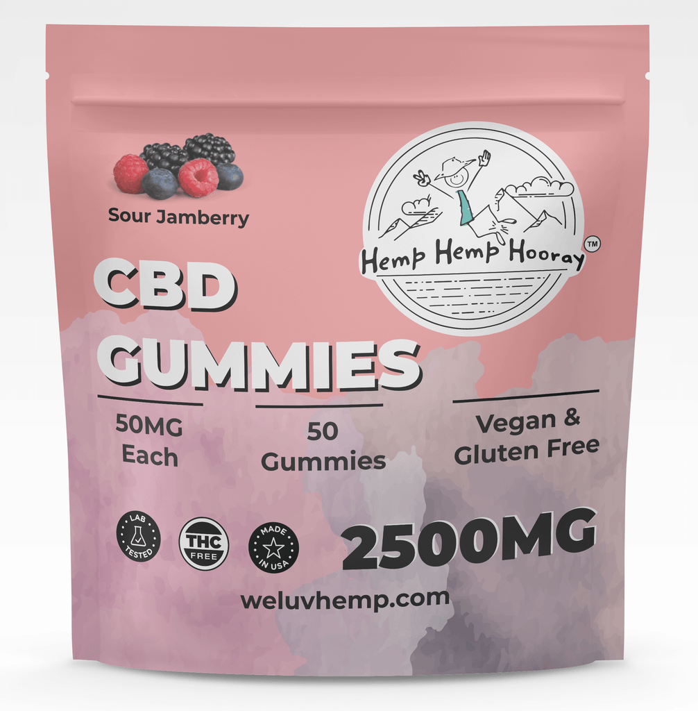 HHH CBD Isolate Gummy -2500mg Total