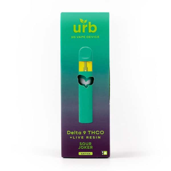 URB Dellta 9 THC0 3 gram disposables