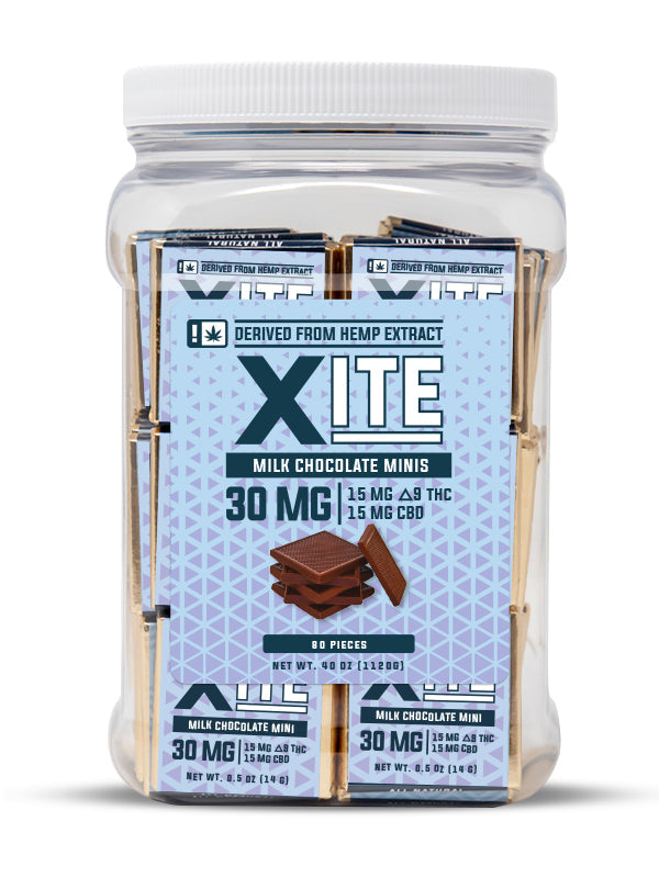 Delta 9 Xite - Milk Chocolate Mini's